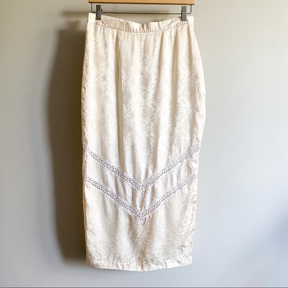 VINTAGE Jessica McClintock Cream Skirt